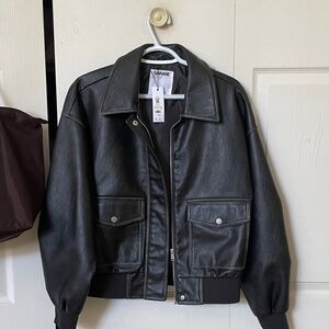 Garage Faux Leather Jacket